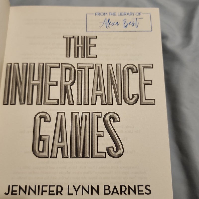 📚 una herencia en juego #theinheritancegames #jenniferlynnbarnes #ine