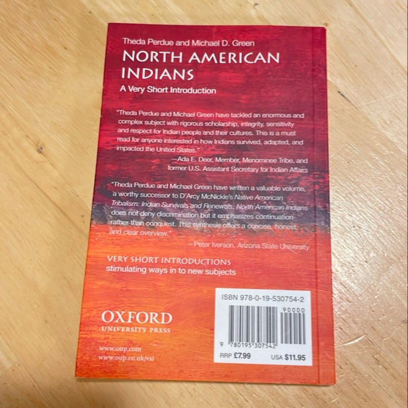 North American Indians: a Very Short Introduction