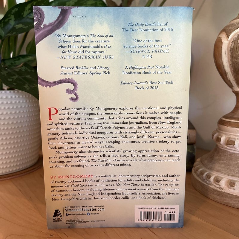 The soul of an octopus by sy montgomery paperback pangobooks