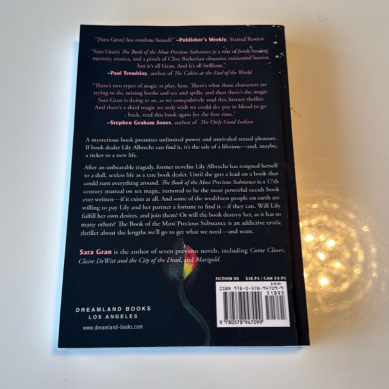 The Book of the Most Precious Substance