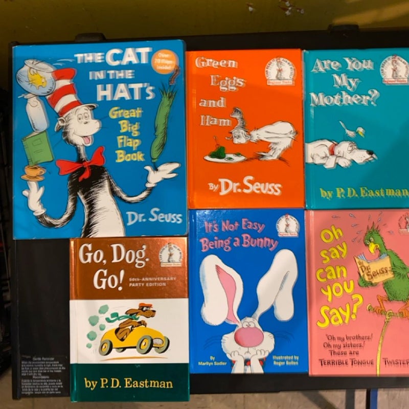 Dr Seuss Book Bundle With Special Edition Cat In The Hat Flip-Flap Book