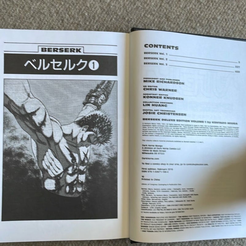 Berserk Deluxe Volume 1