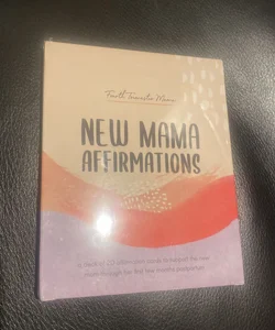 New Mama Affirmations - A Warm and Vibrant Deck of 20 Uplifting Postpartum Affirmation Cards to Support New Moms Through the Fourth Trimester and Beyond | New Mom Gift For Women After Birth | Postpartum Gift For Mom