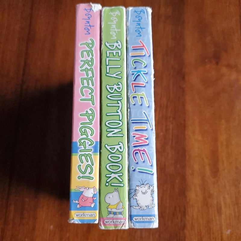 Perfect Piggies, Tickle Time, & Belly Button Beach (bundle of 3)