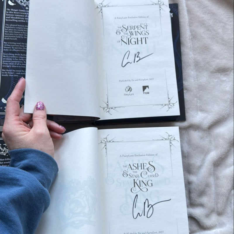 Crowns of Nyaxia Books 1-2 FairyLoot Signed