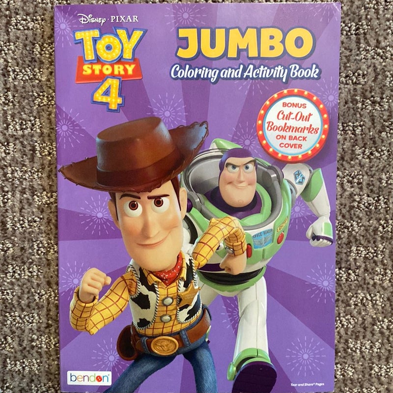 Disney Pixar Jumbo Coloring and Activity Book