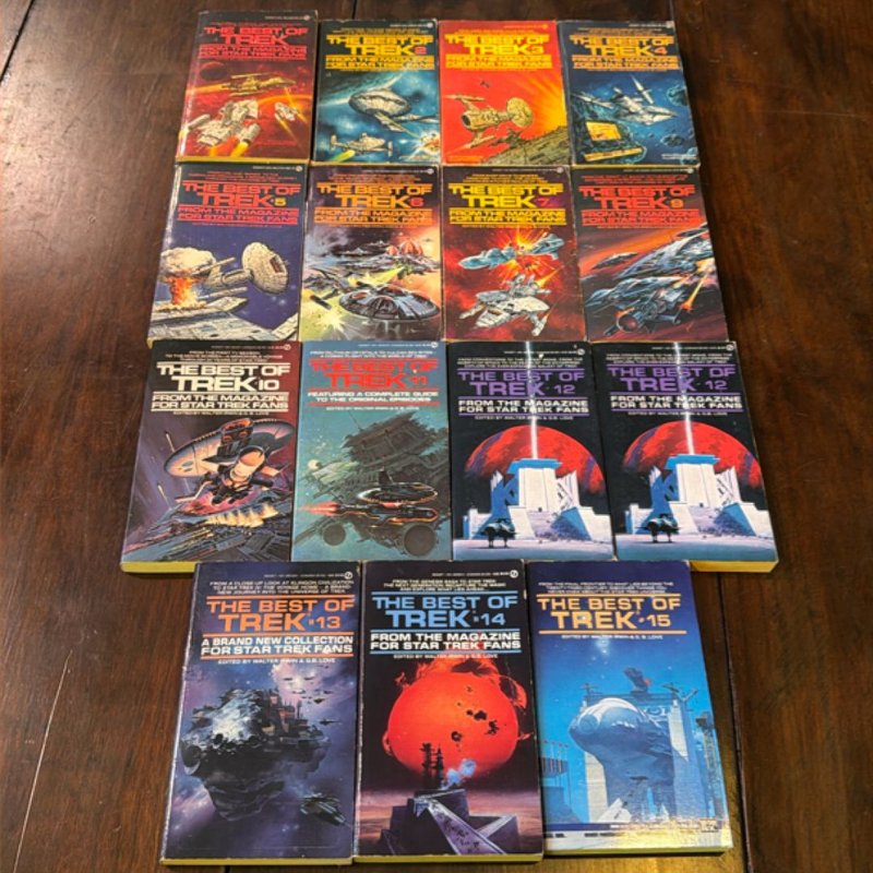 The Best of Trek 15 book bundle