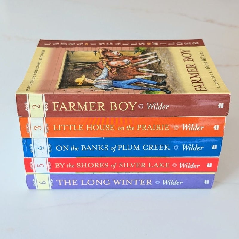 Little House on the Prairie Books 2-6: Full Color Edition