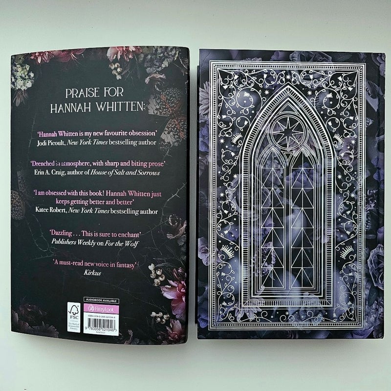 The Foxglove King Hannah Whitten Fairyloot Exclusive Sprayed Edge Endpaper Art