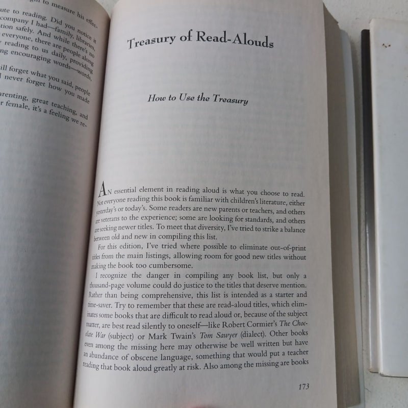 Reading Treasury of Stories 2 Book Bundle: The Read Aloud Handbook, 7th Edition; Stories For 9 Year Olds - Printed 1986