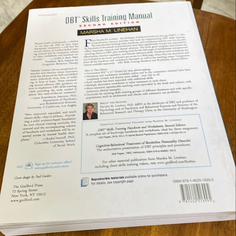 DBT Skills Training Manual, Second Edition