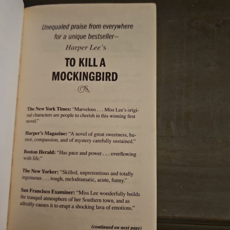 To Kill a Mockingbird