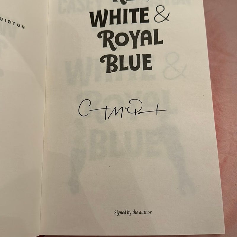Red White and Royal Blue (Waterstones Signed Exclusive Edition)