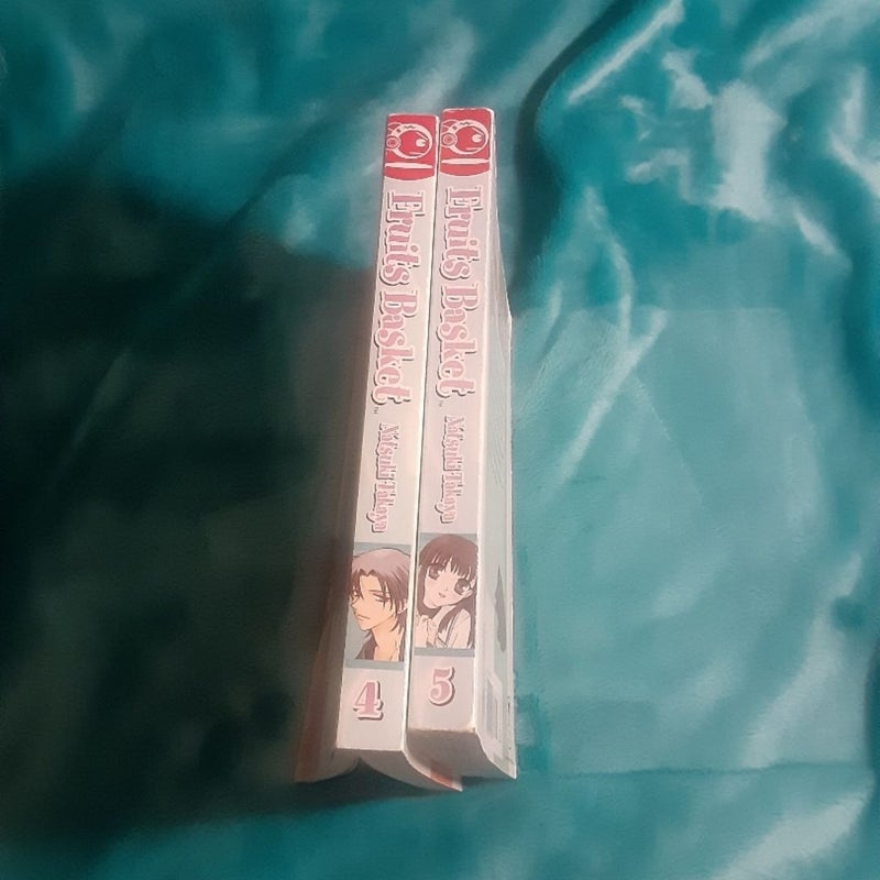 Fruits Basket volumes 4 & 5 TOKYOPOP edition English manga lot