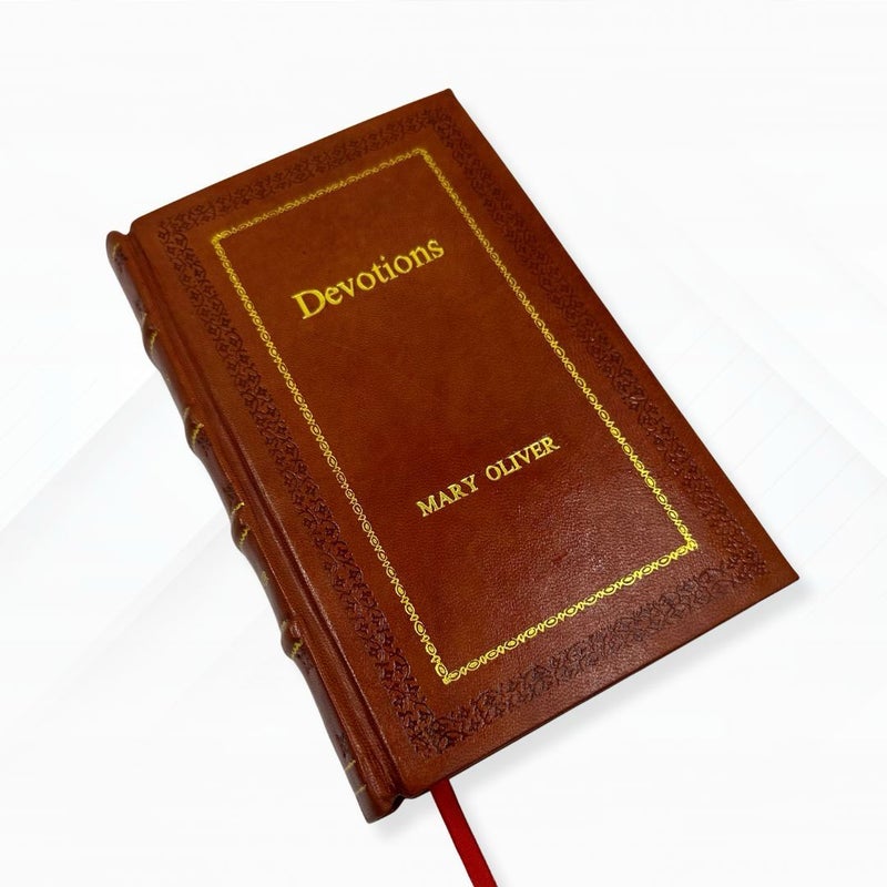 Devotions by Mary Oliver Leather-Bound