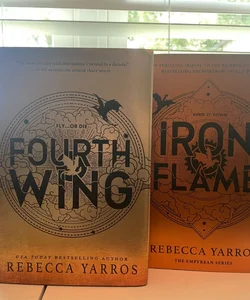 Fourth Wing and Iron Flame First Edition