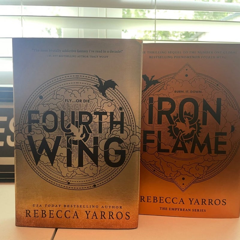 Fourth Wing and Iron Flame First Edition