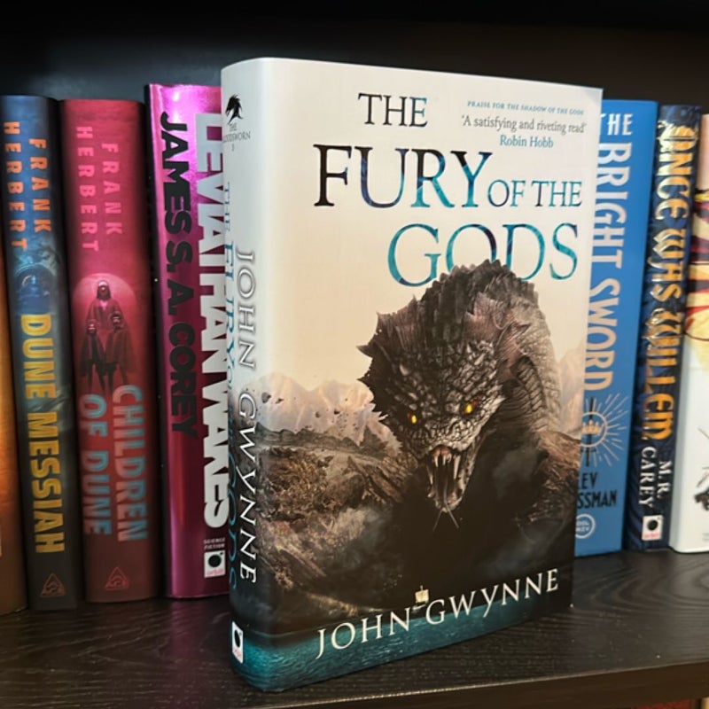 The Bloodsworn Saga First Editions (The Shadow of the Gods, The Hunger of the Gods, SIGNED The Fury of the Gods)