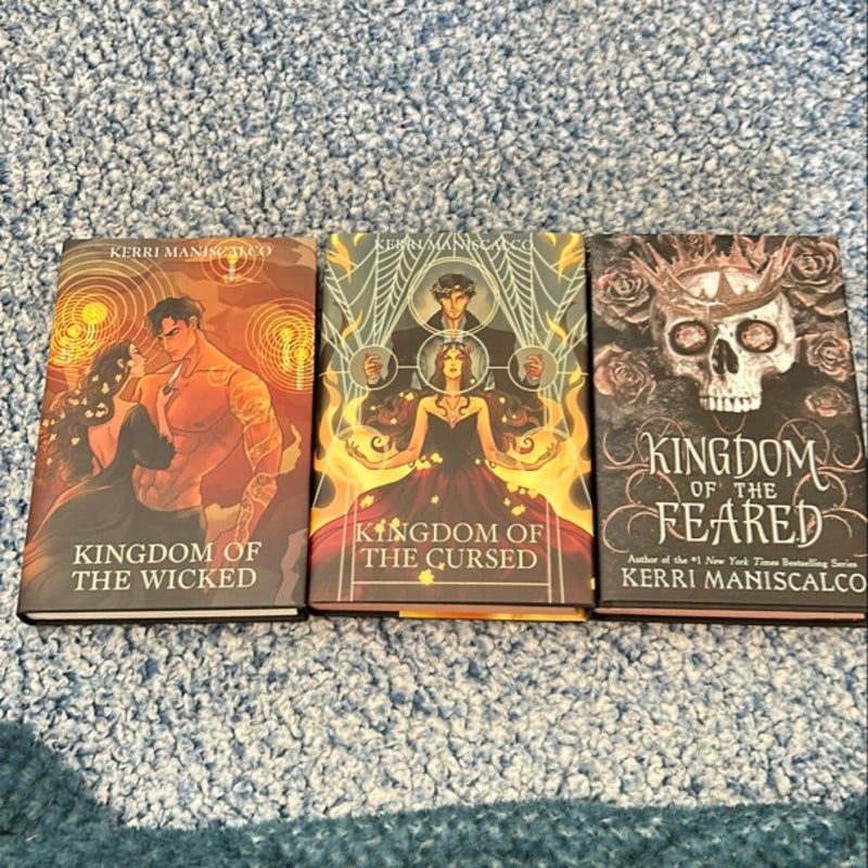 Bookish Box Kingdom of the Wicked trilogy