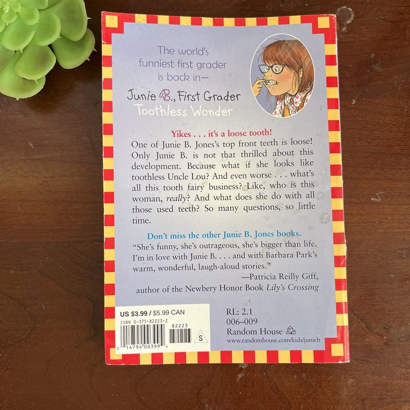 Junie B. Jones #20: Toothless Wonder