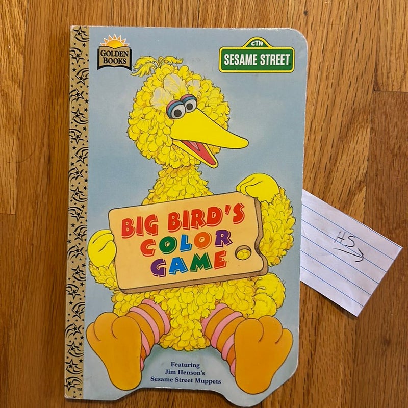 Big Bird's Color Game