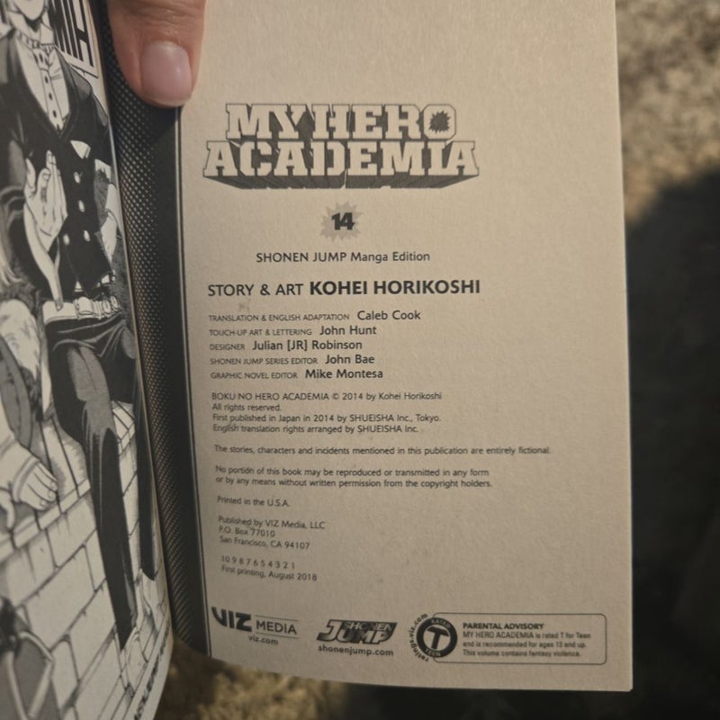 My Hero Academia, Vol. 14