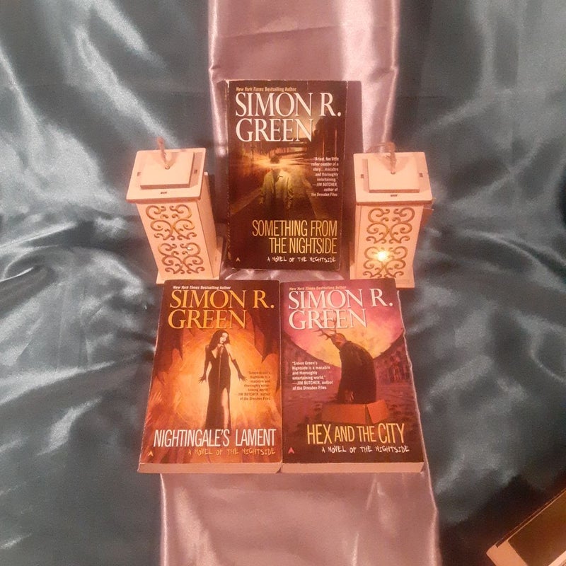 6 Simon R Green " A Novel of the Nightside" series book lot, ACE FANTASY 