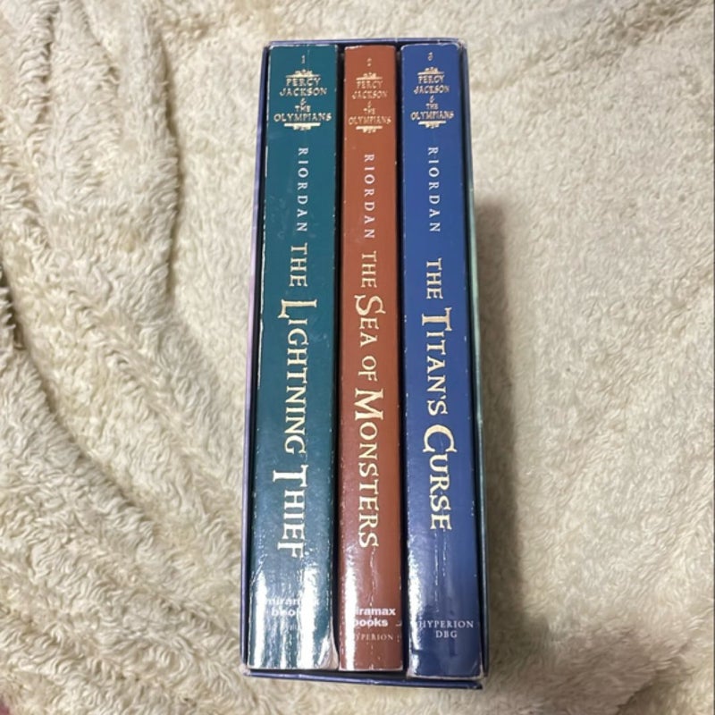 The Percy Jackson and the Olympians Pbk 3-Book