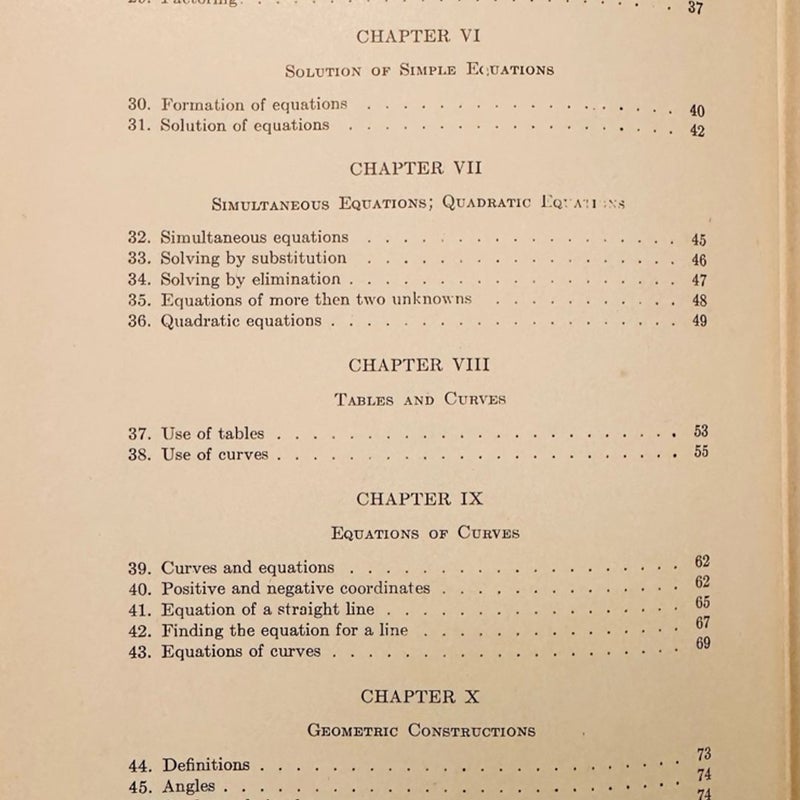 Antique 1913 Shop Mathematics Part II Advanced Shop Mathematics 