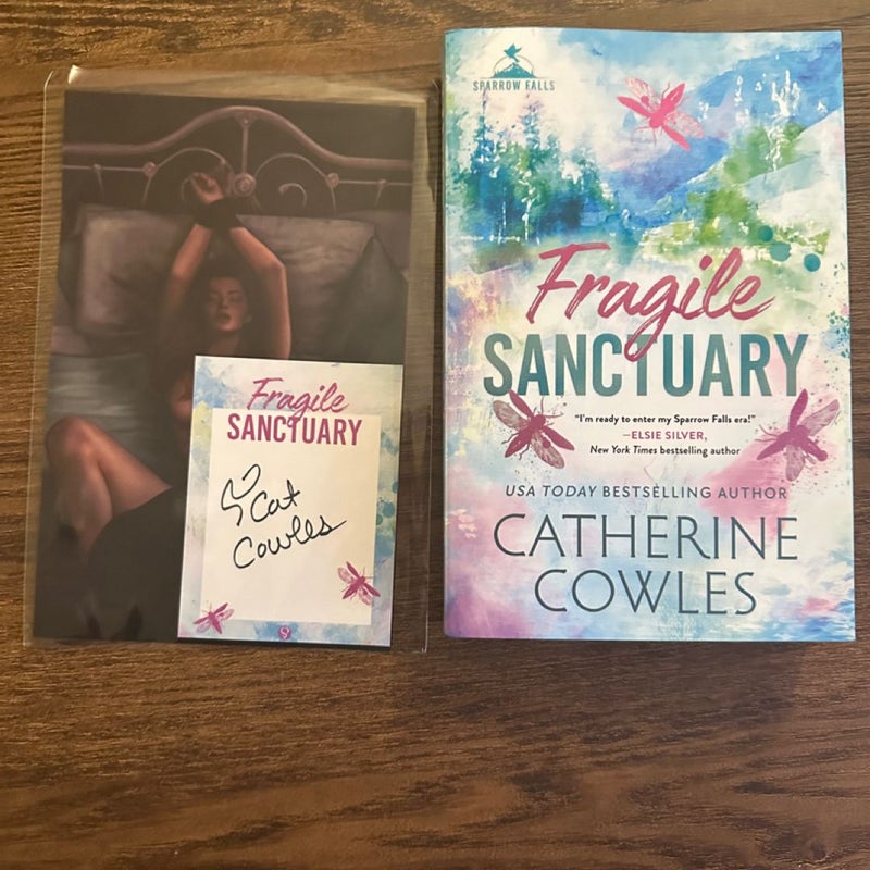 Fragile Sanctuary Signed Bookplate w/overlay