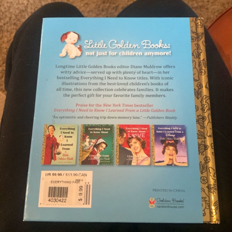 Everything I Need to Know about Family I Learned from a Little Golden Book