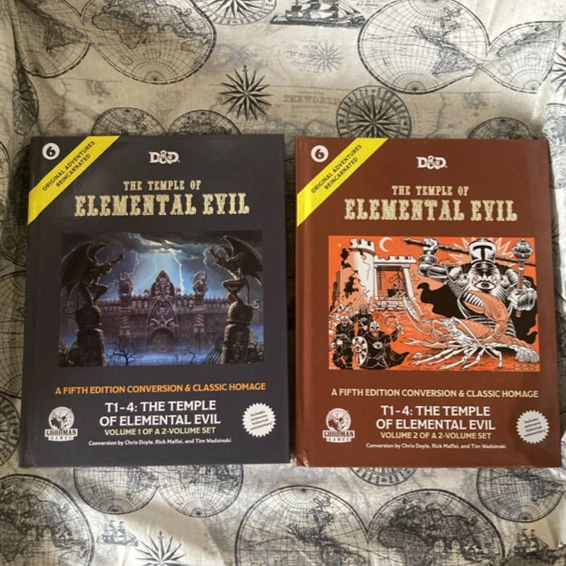 The Temple Of Elemental Evil Book Set