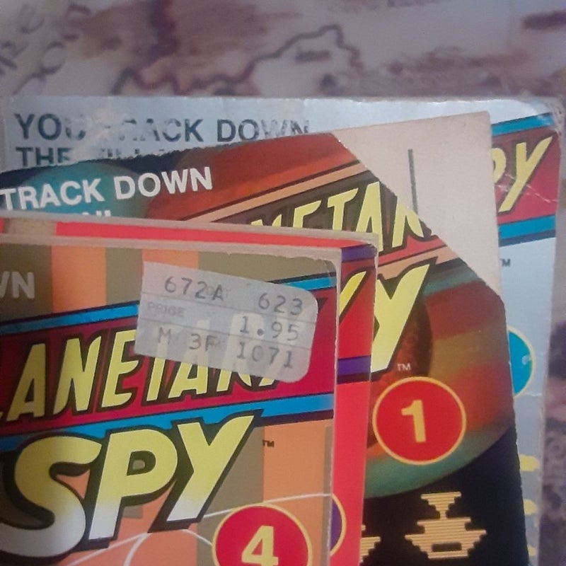 Be An Interplanetary Spy Bantam book lot 