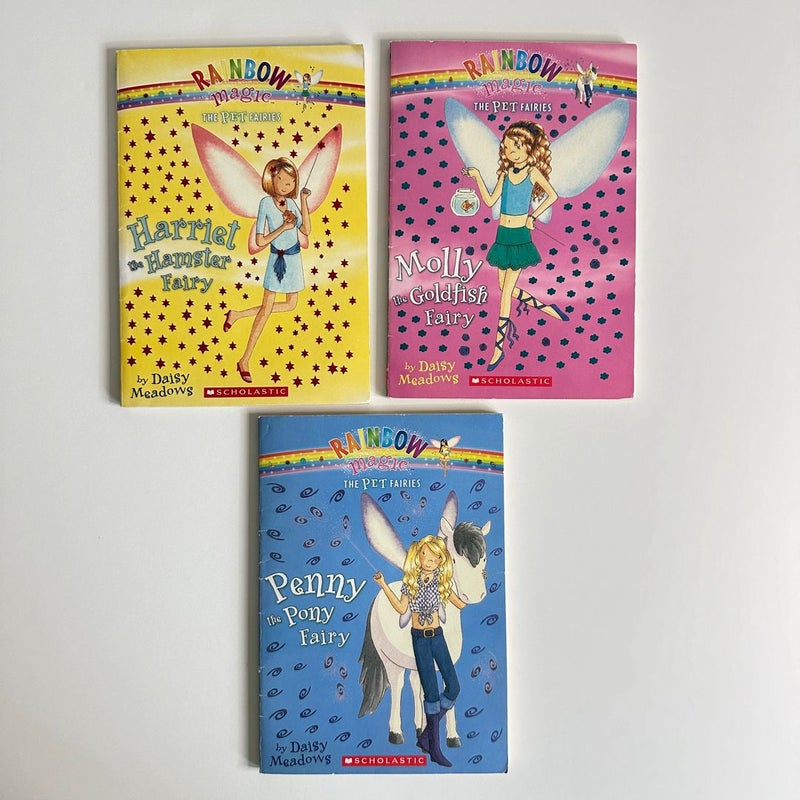 Rainbow Magic, The Pet Fairies book bundle, 7 books