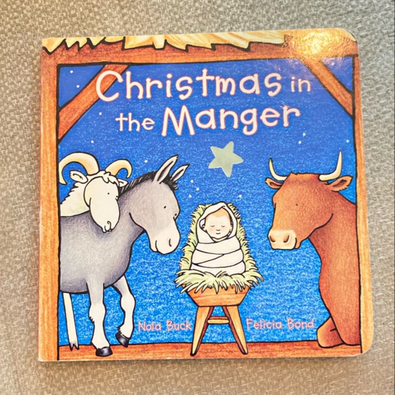 Christmas in the Manger Board Book