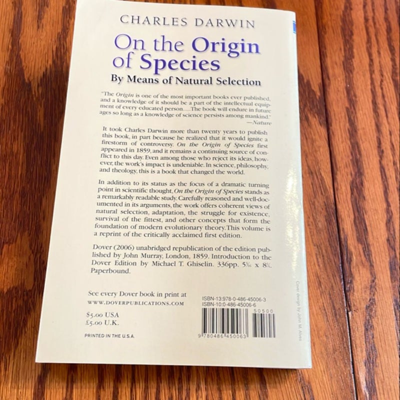 On the Origin of Species