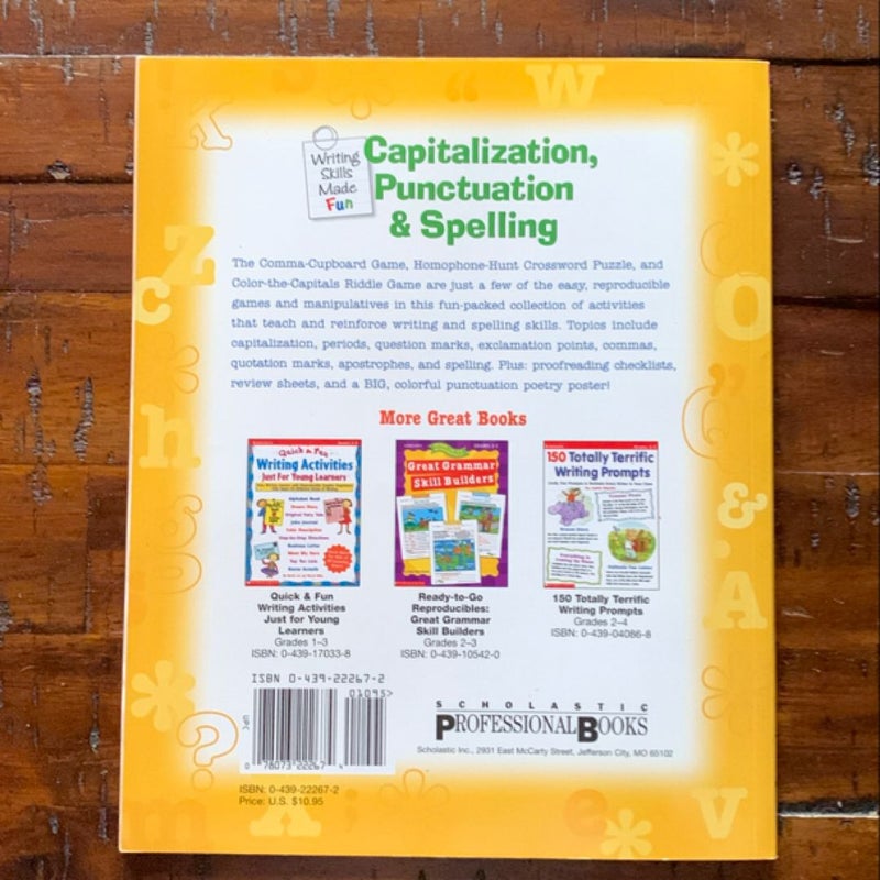 Capitalization, Punctuation & Spelling Grades 2-3