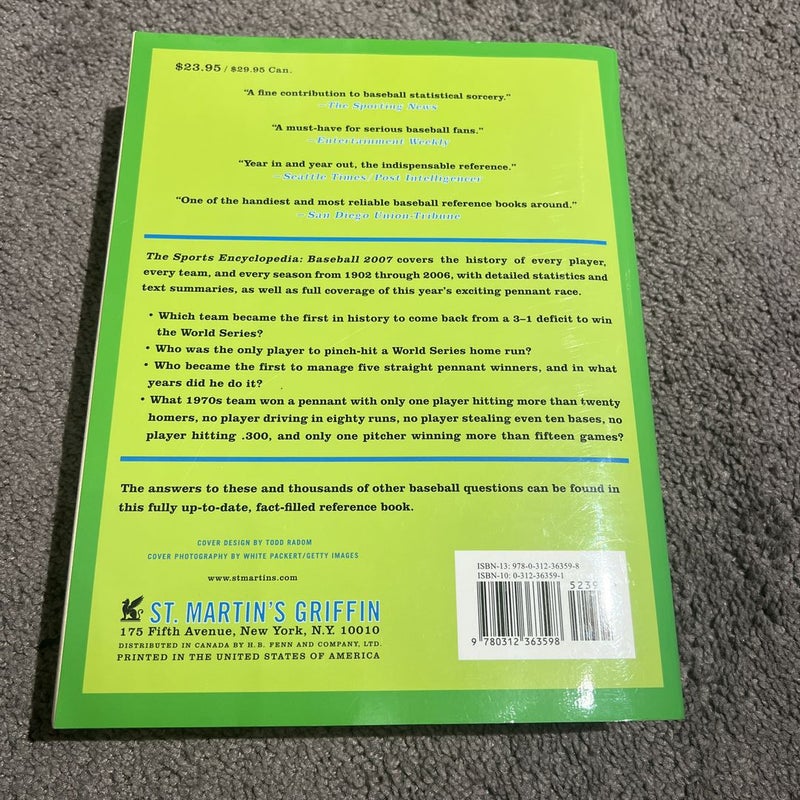 The Sports Encyclopedia: Baseball