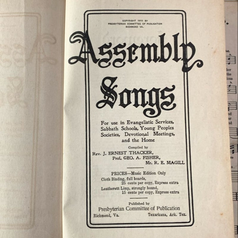 Assembly Songs 