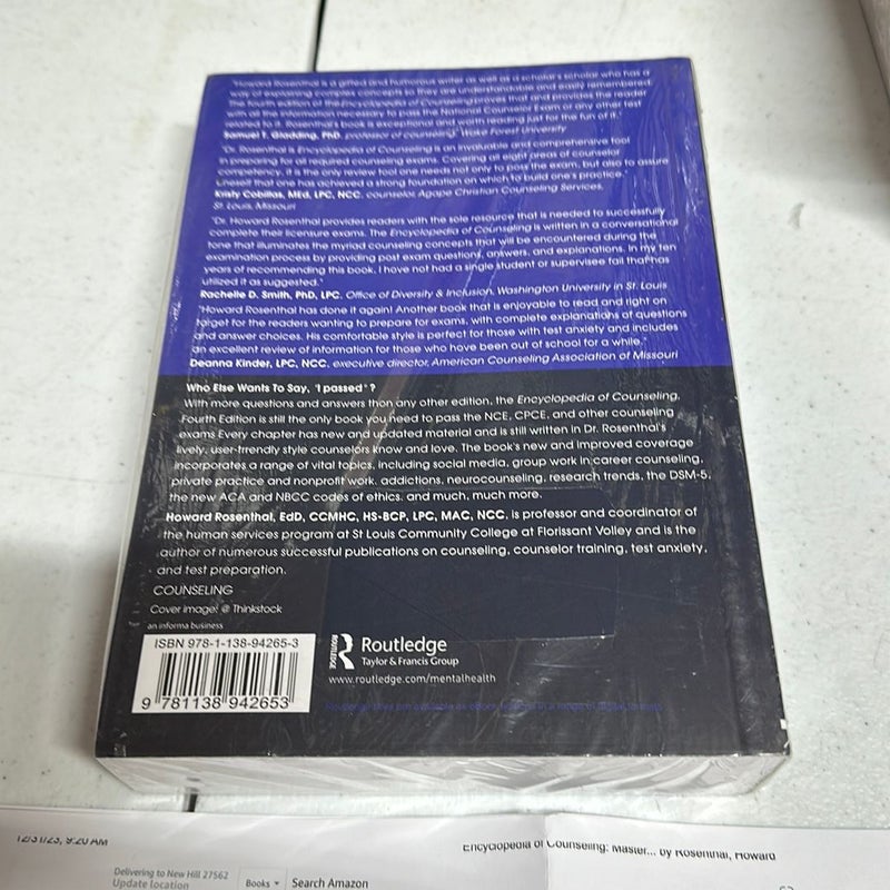 Encyclopedia of Counseling
