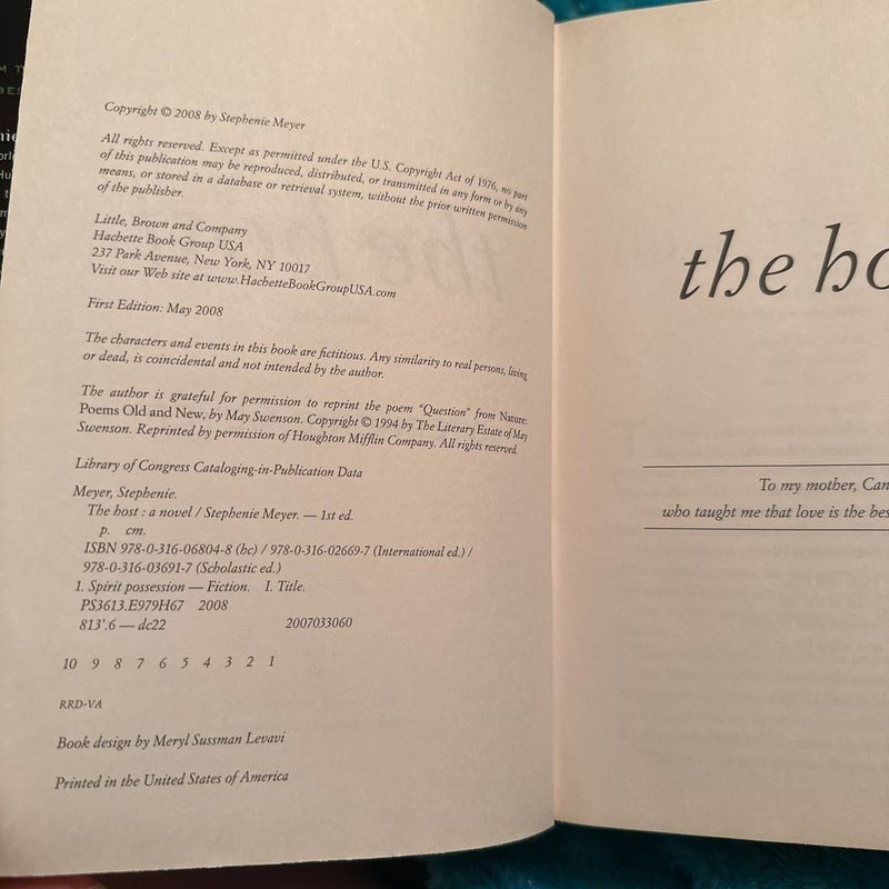 The Host - First Edition First Printing