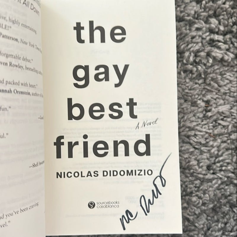 The Gay Best Friend SIGNED ARC