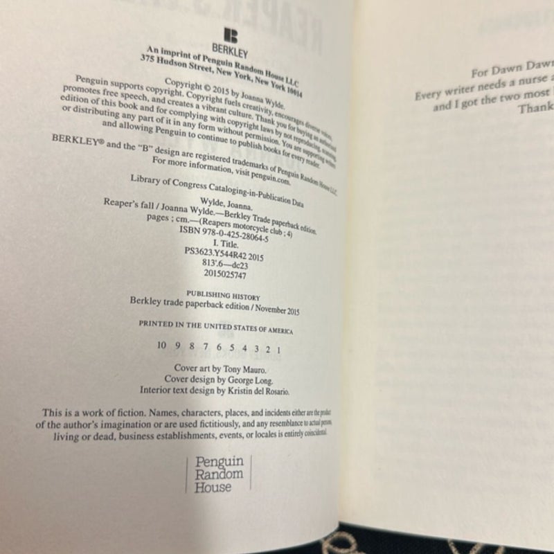 Reaper's Fall (First Printing)
