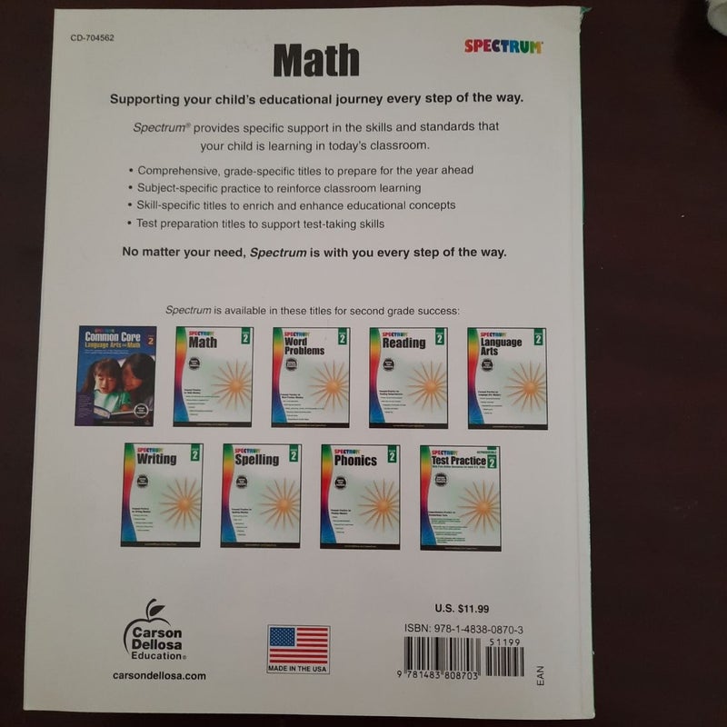 Spectrum Math, Grade 2