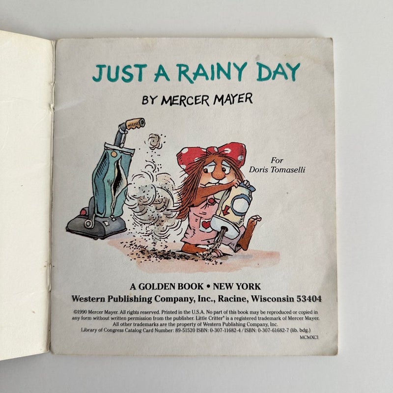 Just a Rainy Day (Golden Little Look-Look Book), 1990