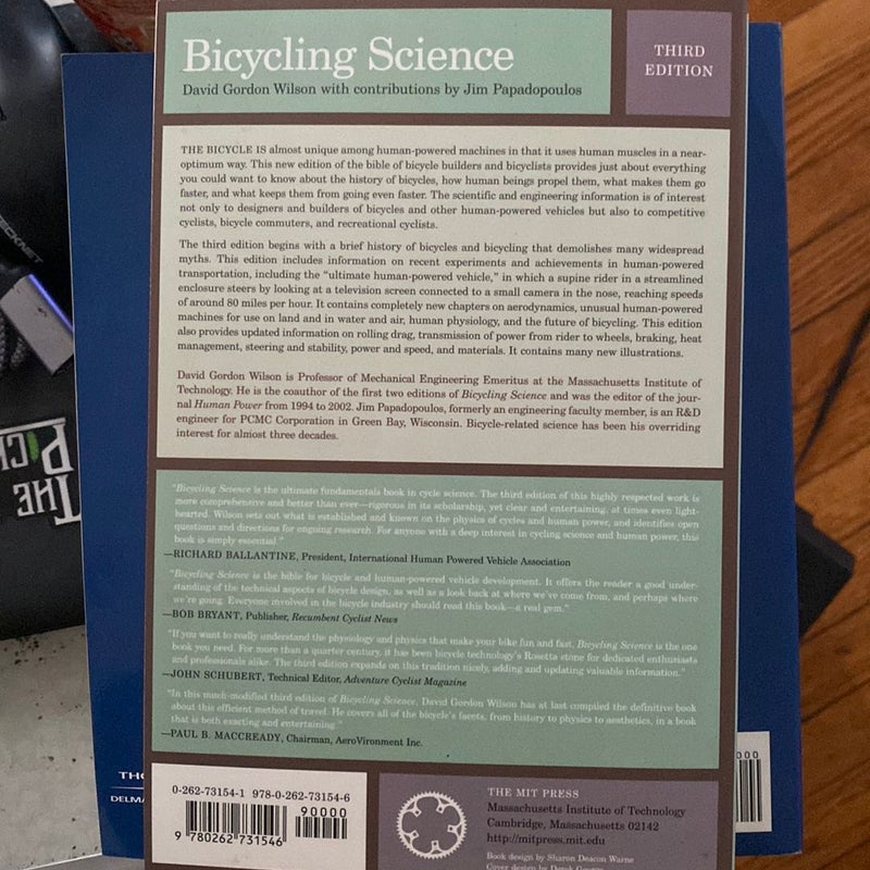 Bicycling Science, Third Edition