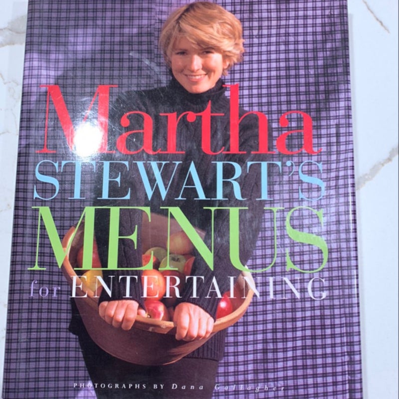 Martha Stewart's Menus for Entertaining