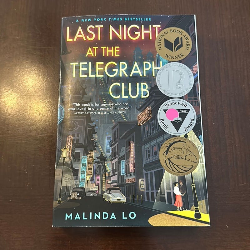 Last Night at the Telegraph Club by Malinda Lo, Paperback
