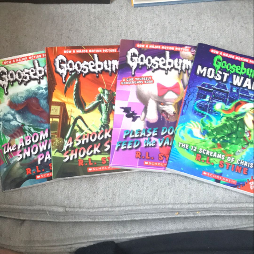 Goosebumps four book bundle