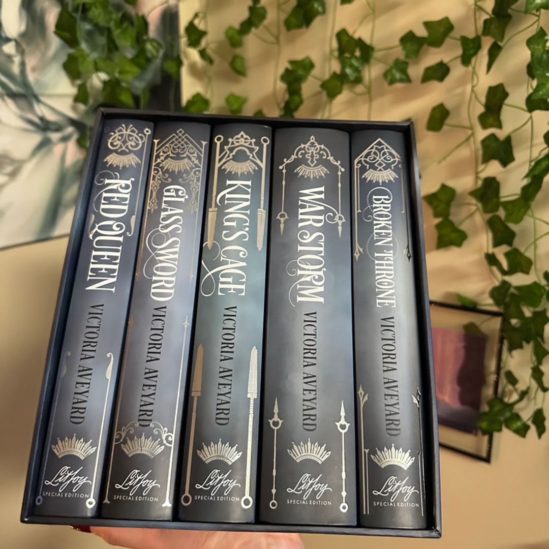 Red Queen Series Box Set — Special Edition — signed — annotated by author —  LiyJoy Crate edition by Victoria Aveyard, Hardcover